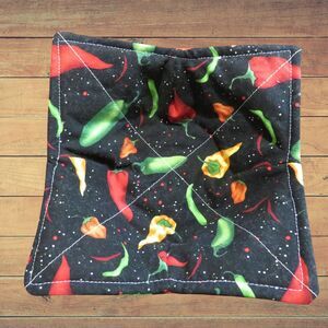 Microwave Bowl Cozy, Pepper Soup Bowl or Ice Cream Cozy
